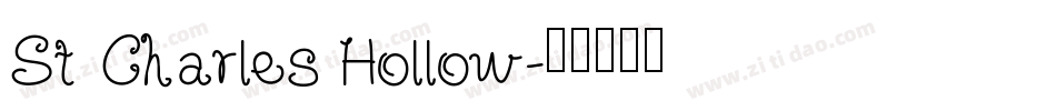 St Charles Hollow字体转换